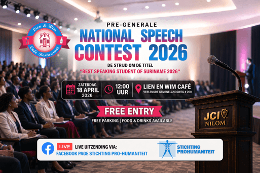 Pre-Generale National Speech Contest 2026
